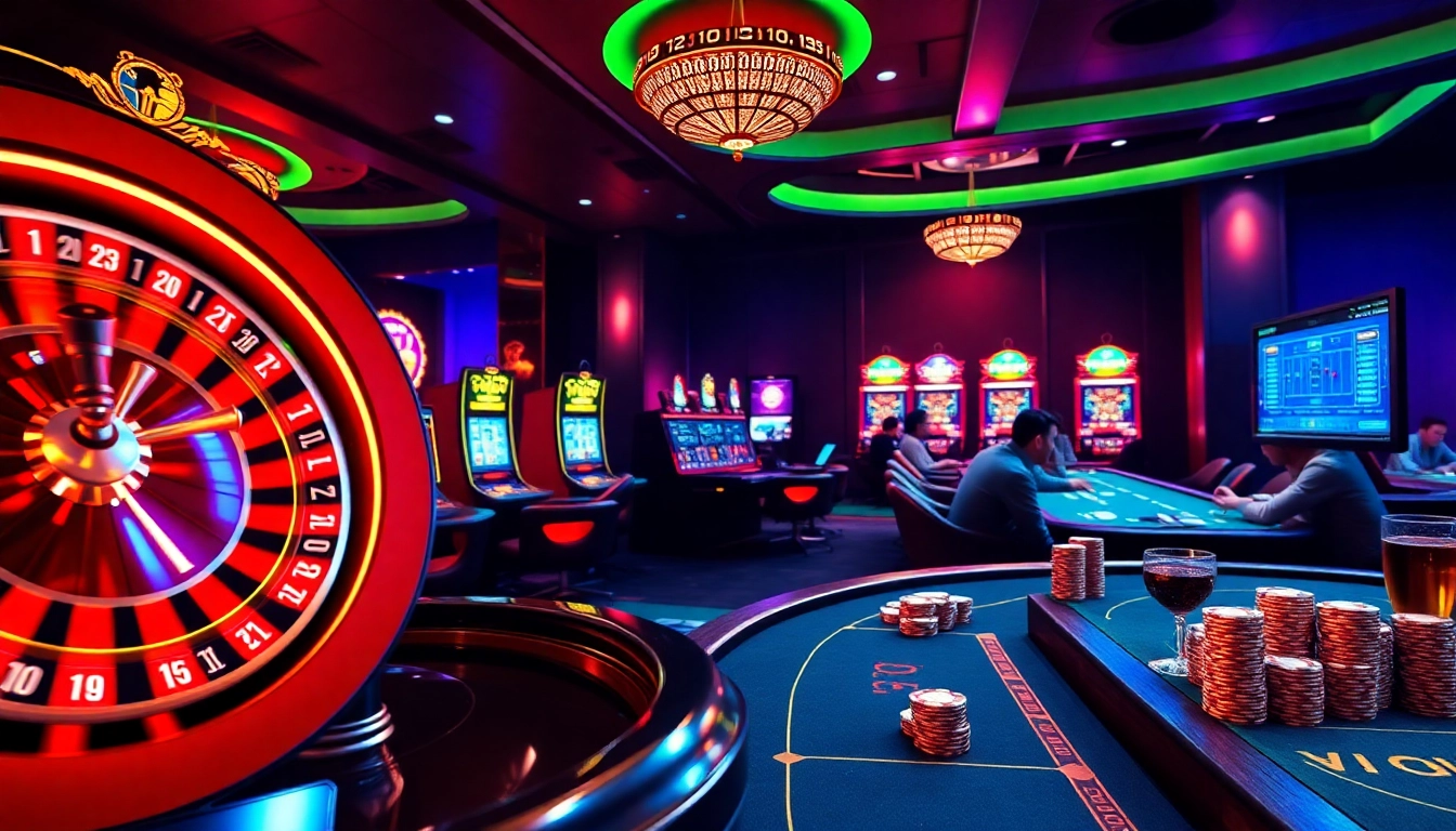 Experience the thrill of winning at https://zx88.live/ with vibrant casino visuals featuring roulette and poker.