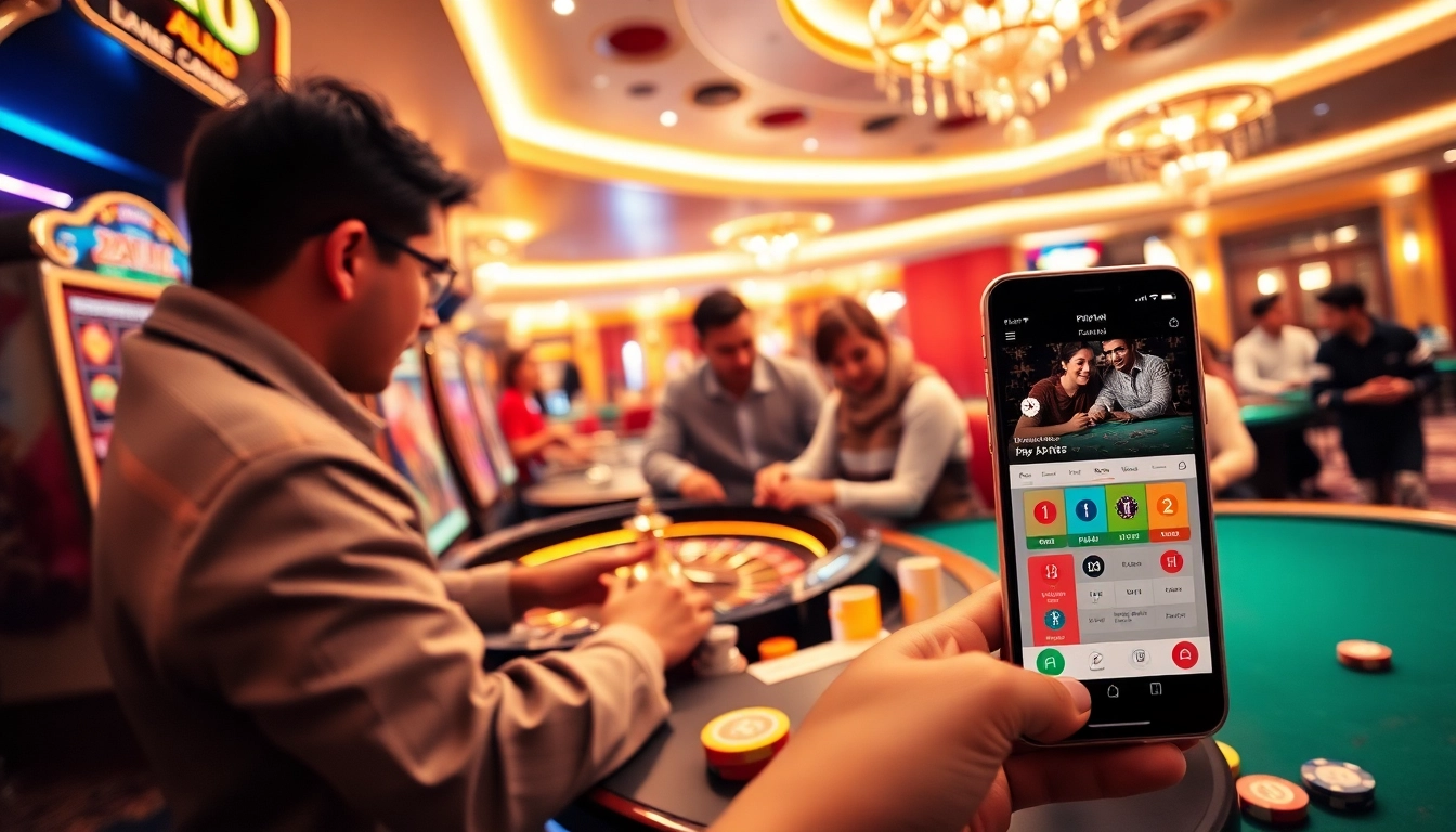 Players enjoying thrilling live casino action with the PH22 app interface visible.