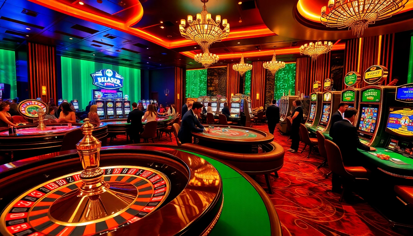 Experience winning thrills at https://bl555.uk.com/ with vibrant casino scenes showcasing roulette and poker.