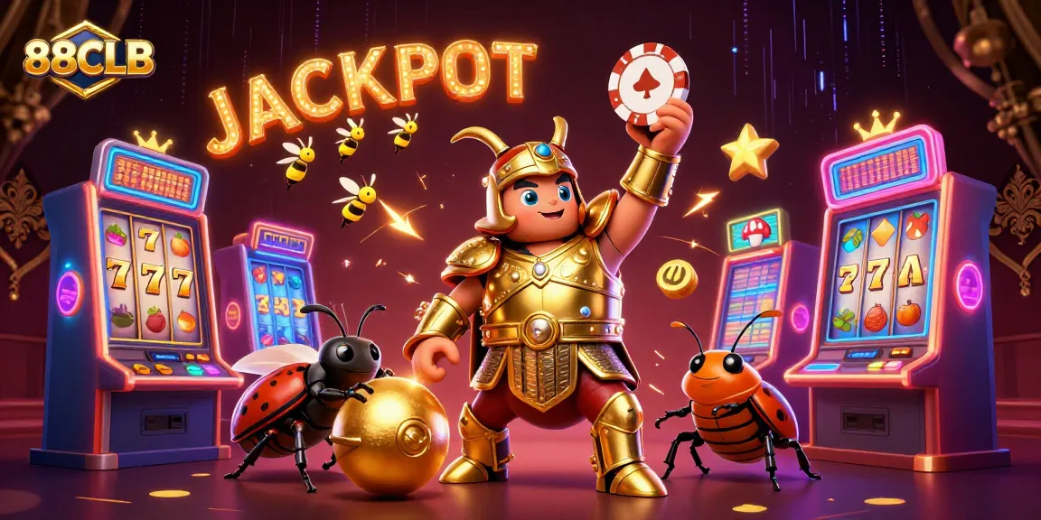 Play exciting games at 88CLB with vibrant scenes depicting animated characters and casino elements.