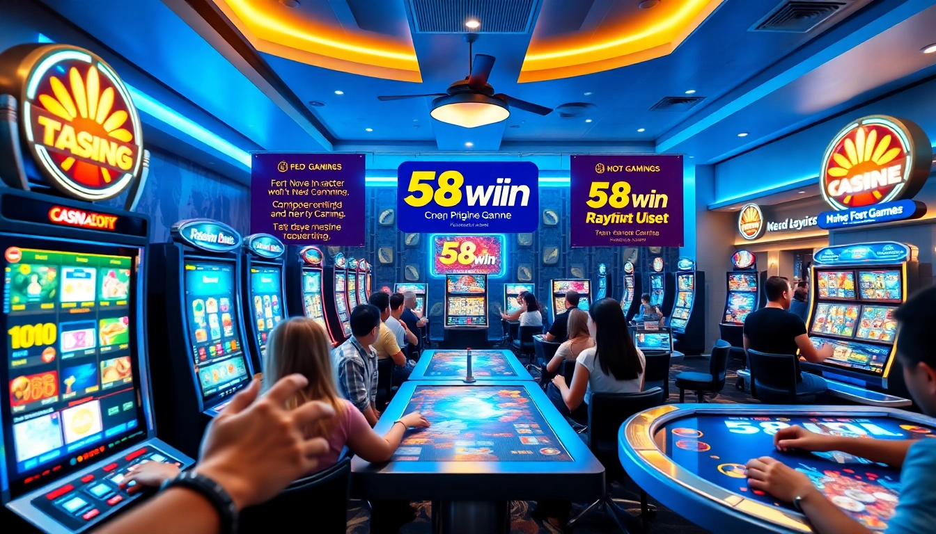 Experience 58win's vibrant online casino with stunning games and engaging players.