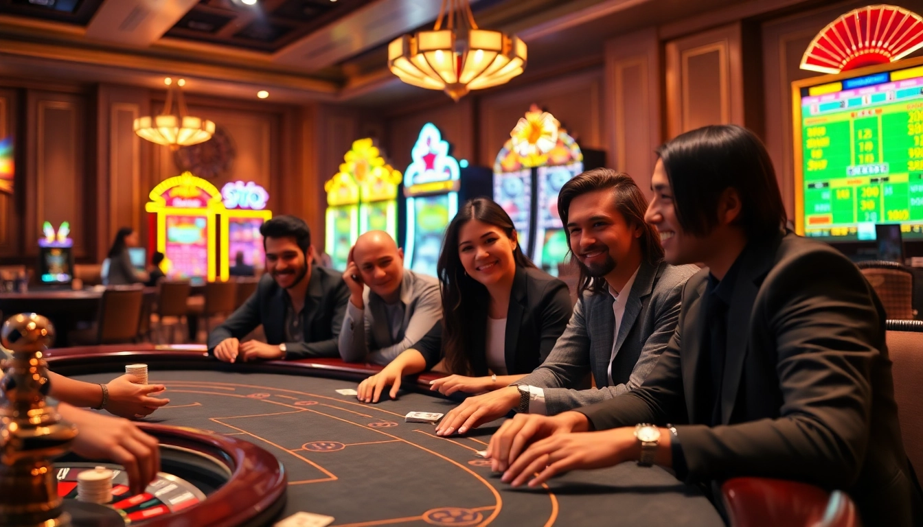 Experience high-stakes gaming action at https://uu88xpj.com/ with engaging tables and vibrant atmosphere.