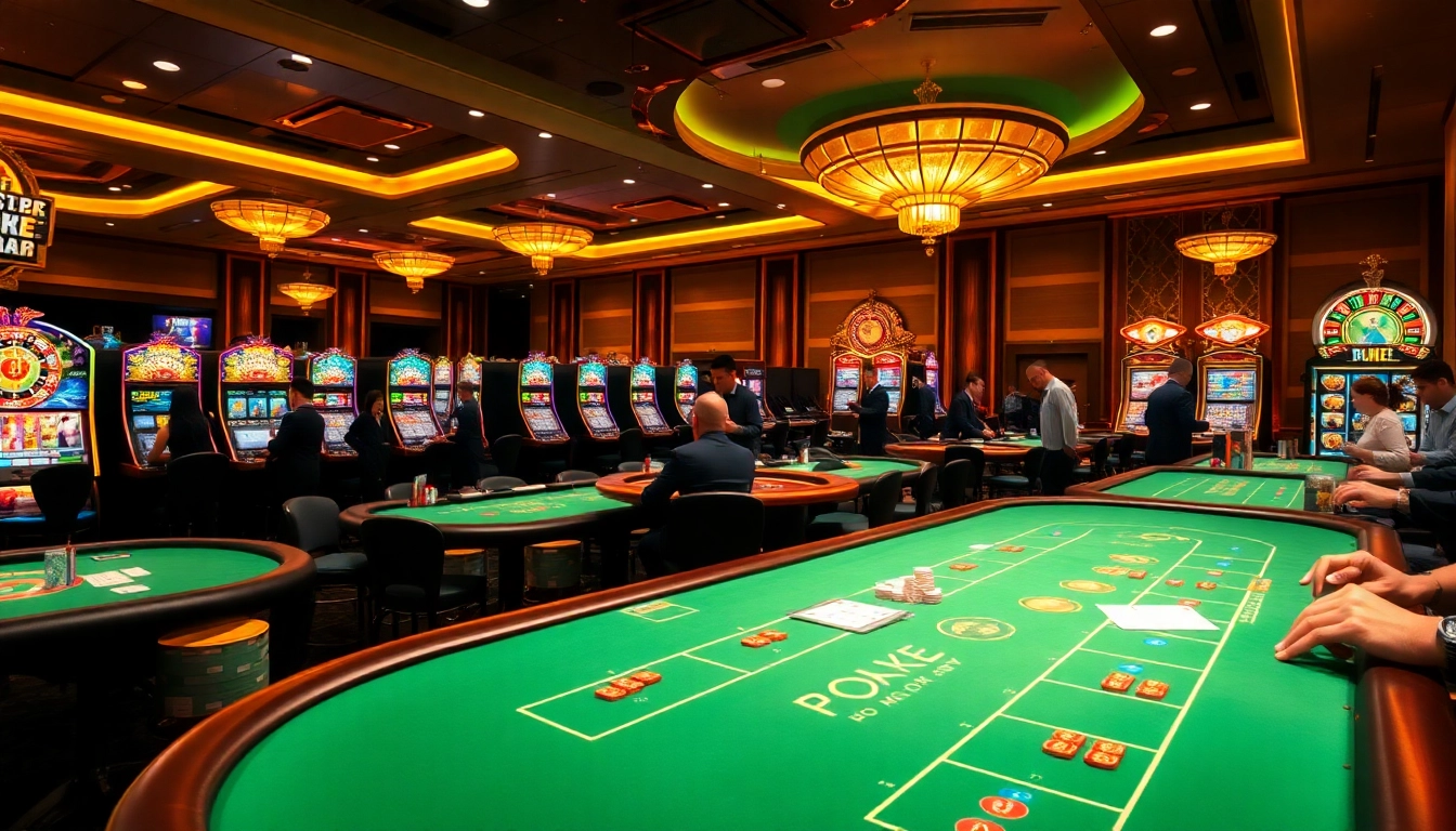 Experience the thrill of gambling with a vibrant casino scene at https://go8.chat/ filled with exhilarating games.