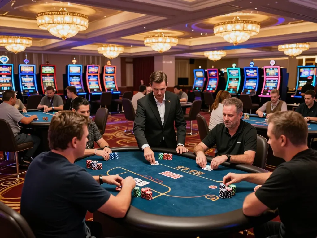 Engaged players at https://gg88.shop/ poker table savor strategic gameplay and lively atmosphere.