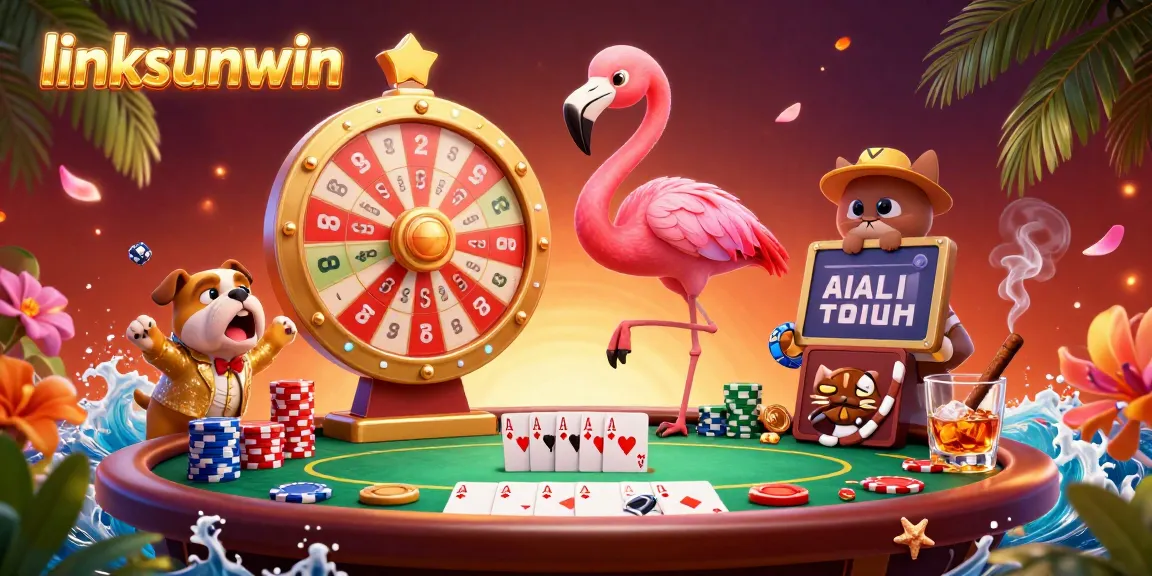 Spin the prize wheel with exciting characters at linksunwin casino game scene