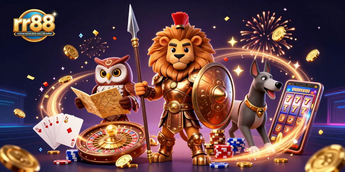 Experience thrilling gameplay with rr88 - truy cập trang chủ nhà cái rr88 mới nhất at this vibrant casino scene, showcasing dynamic game elements.