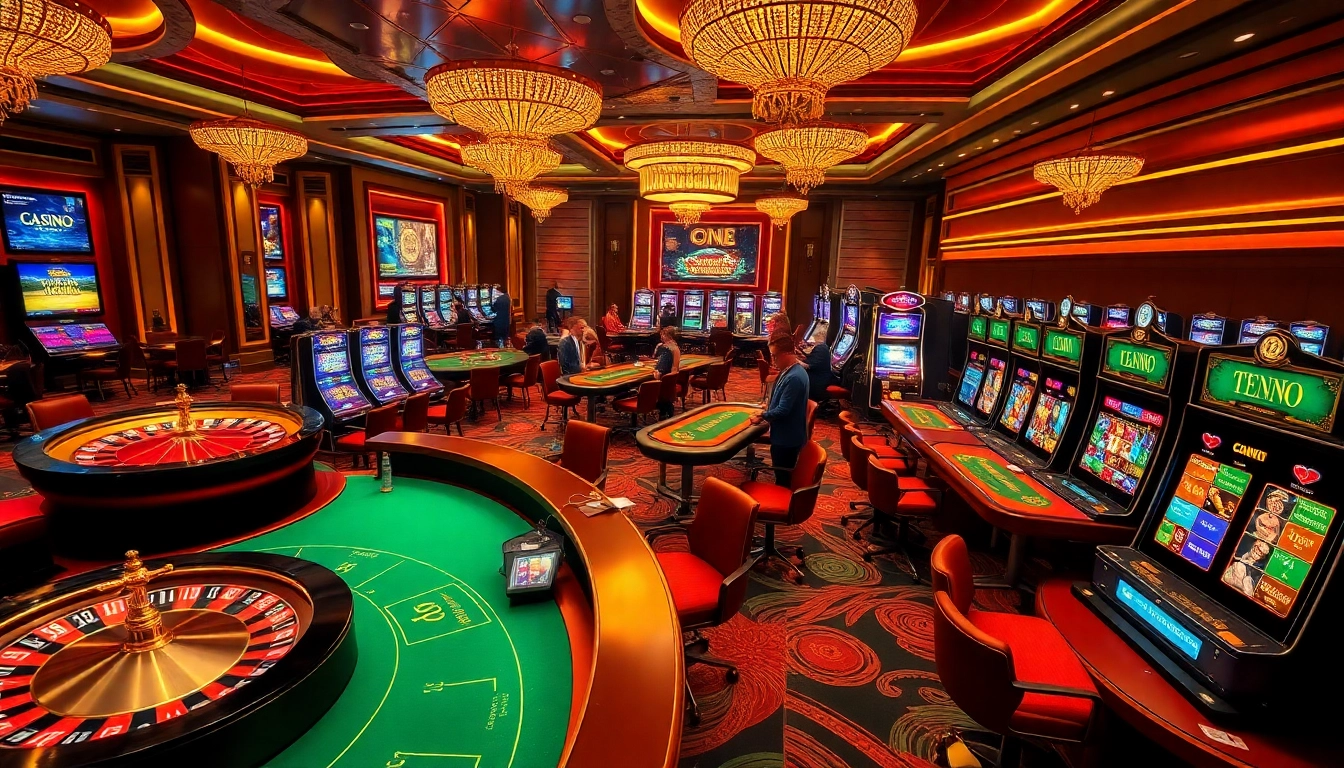 Experience thrilling gameplay at https://tg88.cafe/ with vibrant casino tables, lively players, and exciting slot machines.