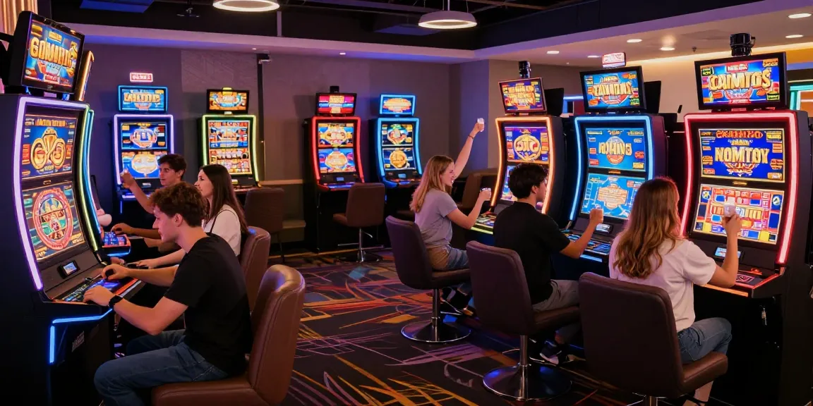 Exciting gaming experience at uk casinos not on gamstop with vibrant atmosphere and players enjoying various games.