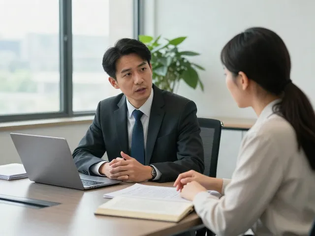 DUI lawyers in Cherokee County GA providing legal advice in a modern office.