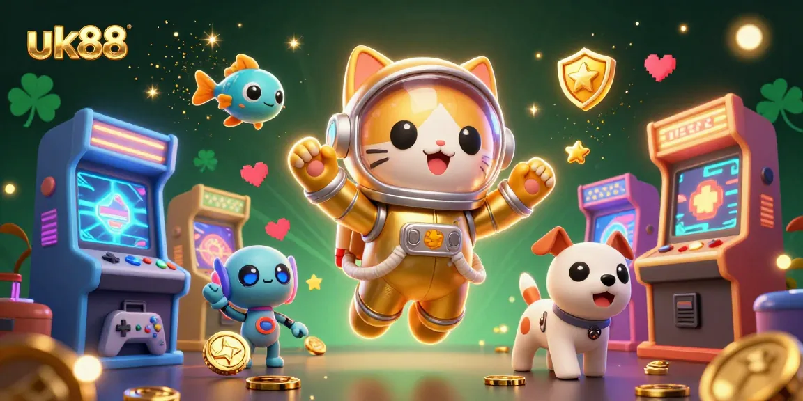 Play casino games for real rewards at uk88 with immersive 3D space characters and dynamic game elements.