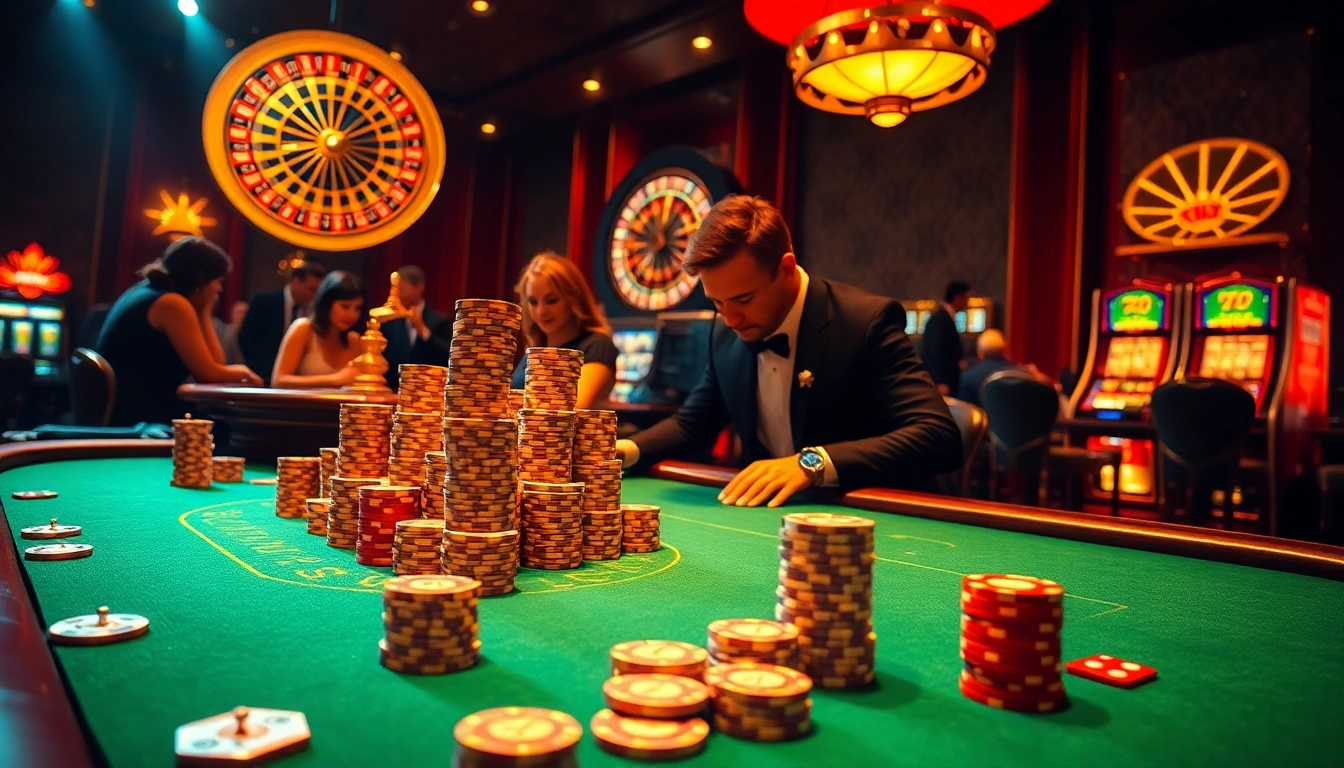 Experience vibrant action at v88.casa with players strategizing at a luxurious poker table.