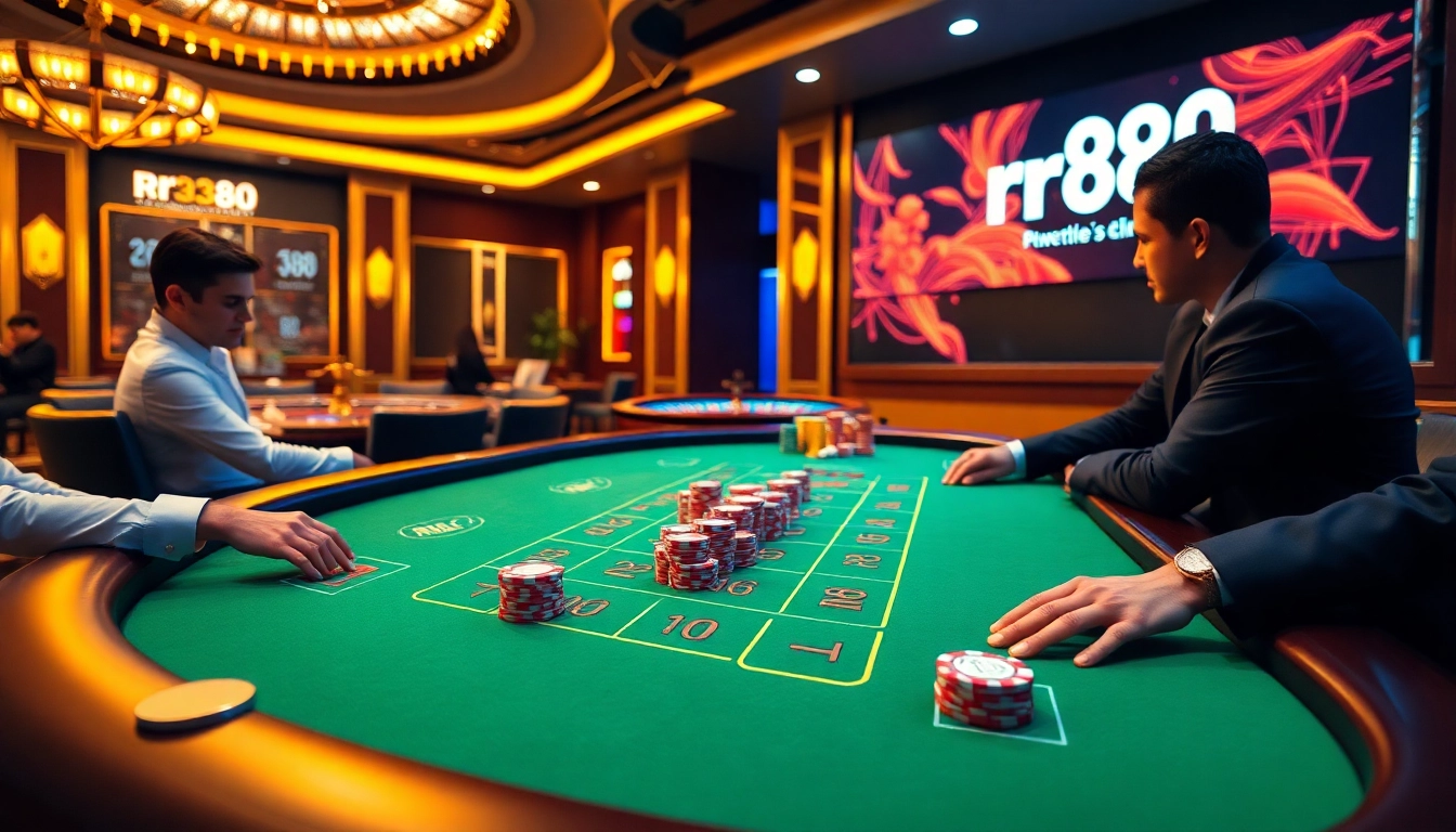 Experience thrilling gameplay at the RR88 link with engaging casino settings.
