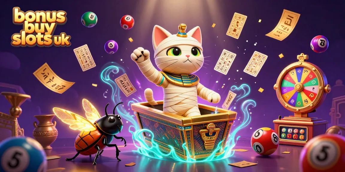 Experience the thrill of bonus buy slots UK with vibrant 3D characters and gamified elements.