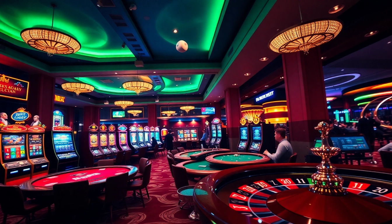 Exciting gambling action at 89bet featuring vibrant casino tables and luxury elements.