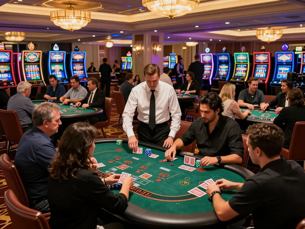 Players enjoying an exciting Blackjack game at S666 casino, capturing dynamic action and strategic gameplay.