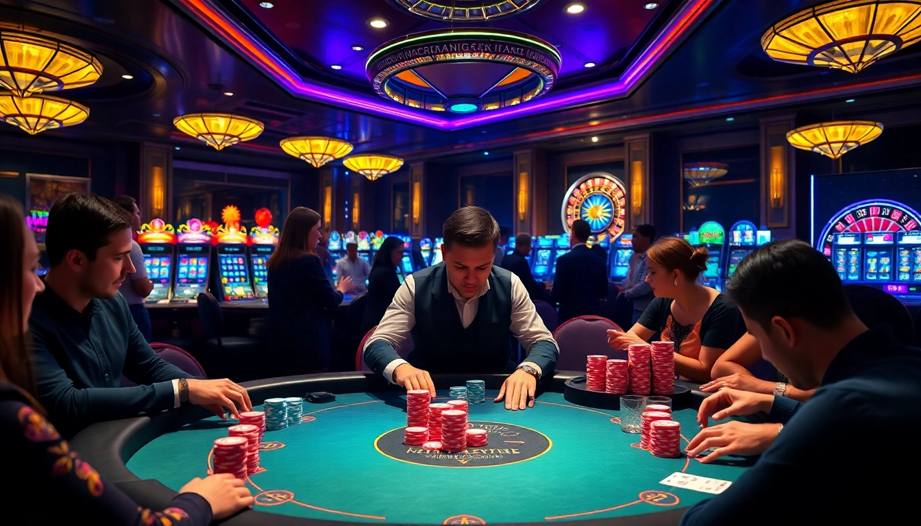 Experience thrilling gameplay at https://123win.to/ with luxurious poker tables and vibrant atmosphere.