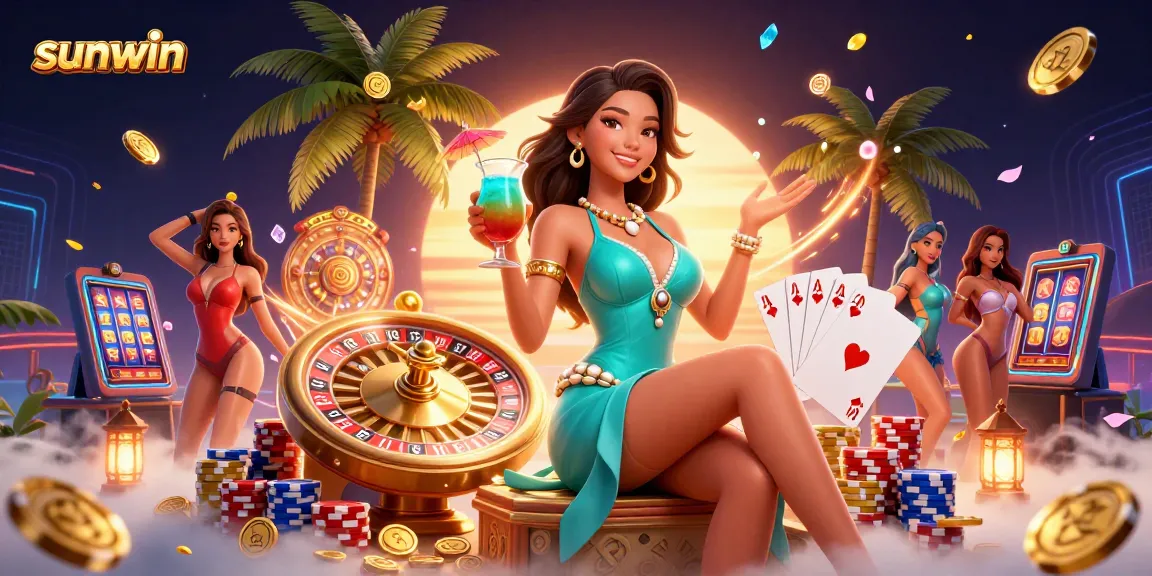 Experience thrilling games at sunwin with a glamorous gaming scene rich in casino elements.