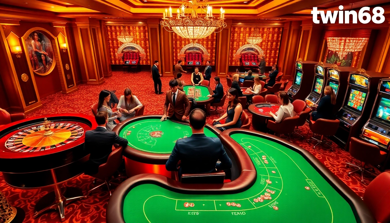 Twin68 offers an exhilarating online gambling experience with vibrant casino games and engaging players.
