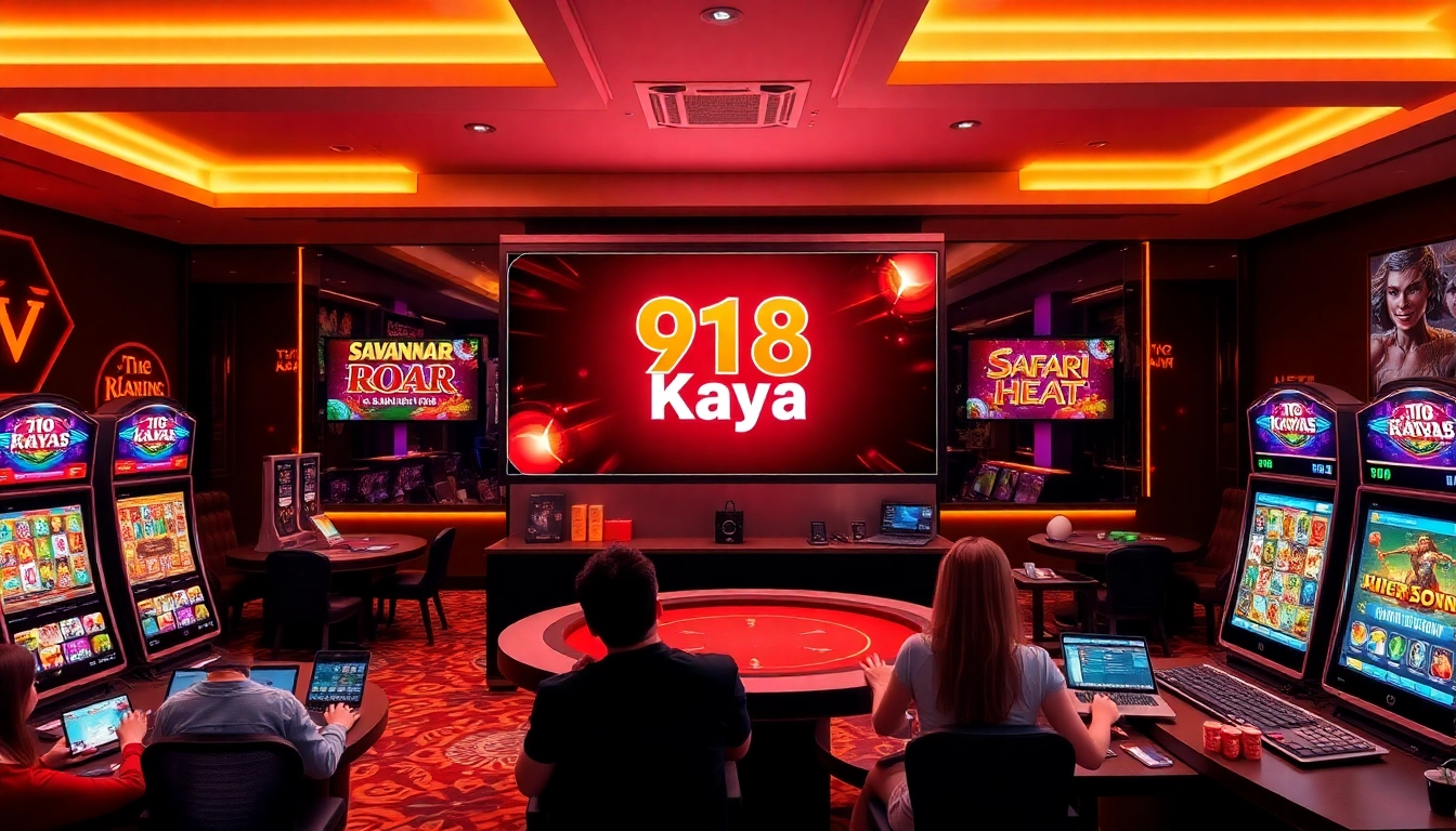 Experience the excitement of 918Kaya PNG with engaging casino visuals and popular games.