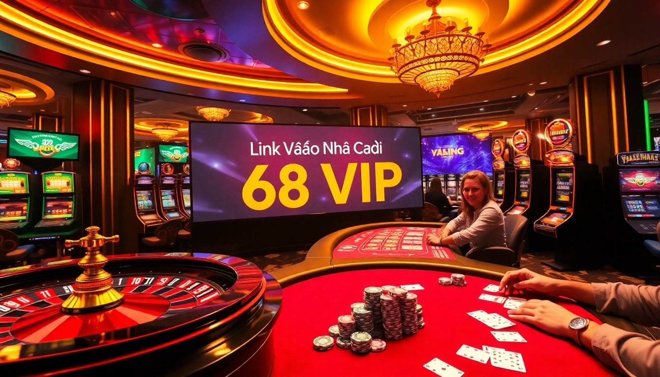 Experience the thrill of Link Vào Nhà Cái 68VIP with engaging casino gameplay.