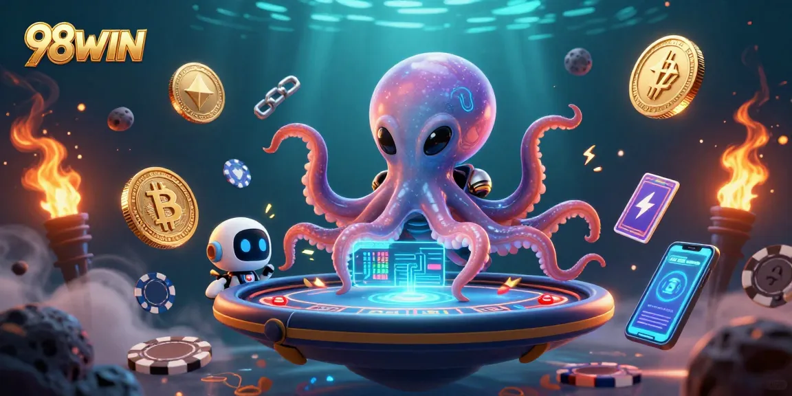Experience thrilling gameplay at 98WIN with vibrant crypto casino elements and rich animations.
