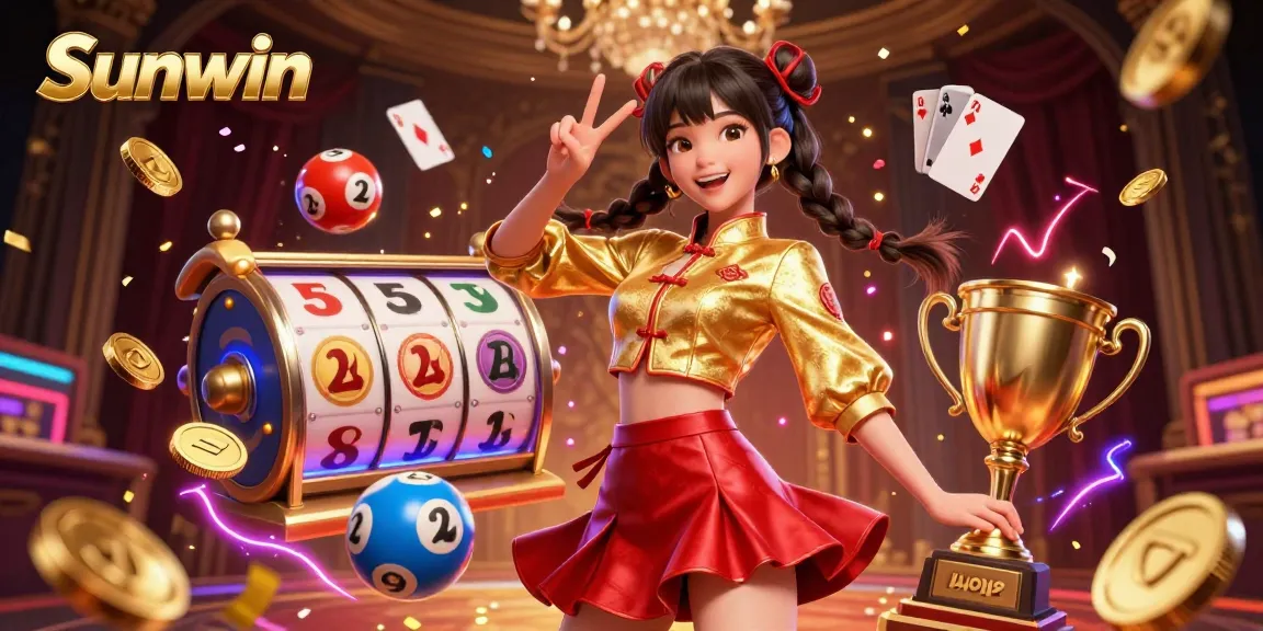 Sunwin spins to victory with vibrant 3D gaming elements, inviting players to experience the casino thrill.