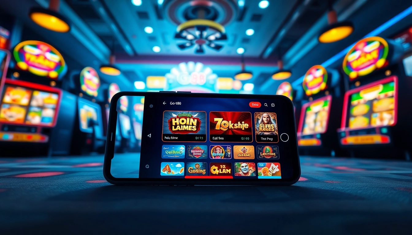 Go88 app interface showcasing exciting card games and vibrant slot features.