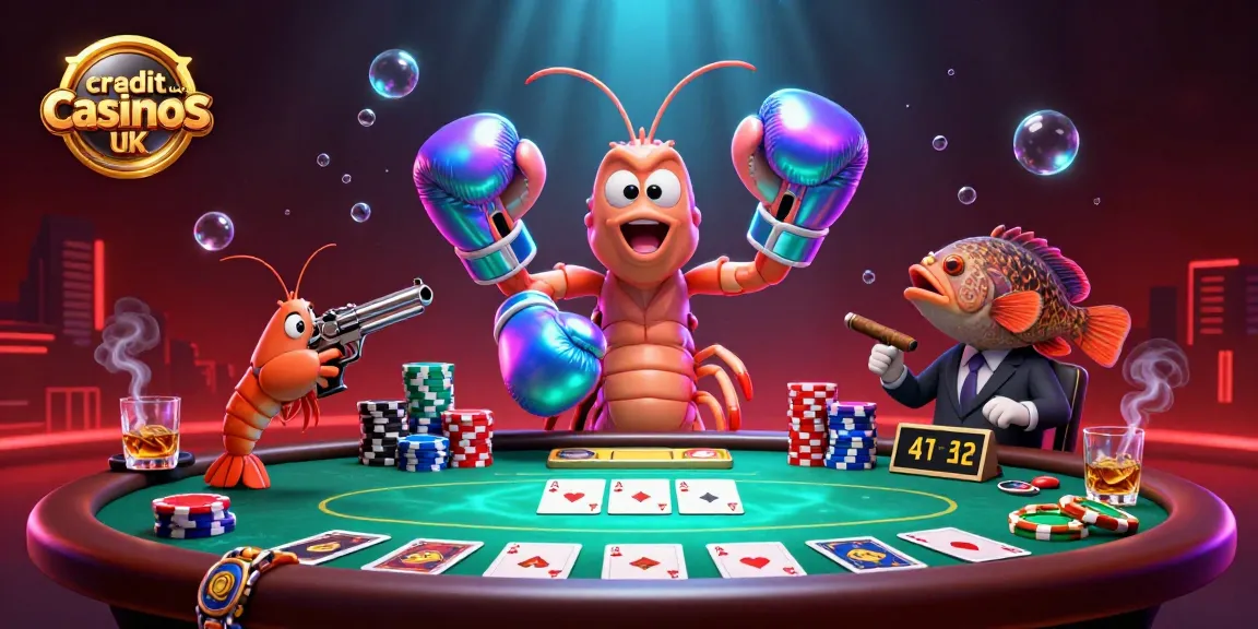 Engage with the exciting world of credit card casinos UK, featuring vibrant characters and casino elements in action.