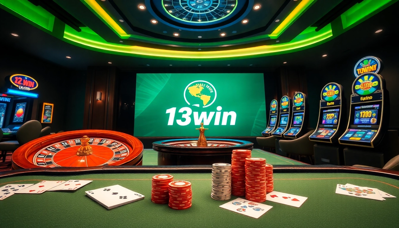 Experience the thrill of online betting with 13win.com, showcasing vibrant casino games and excitement.