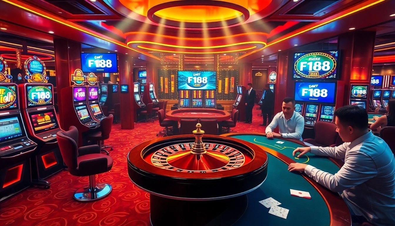 Experience vibrant casino action at F168 with engaging tables and thrilling games.