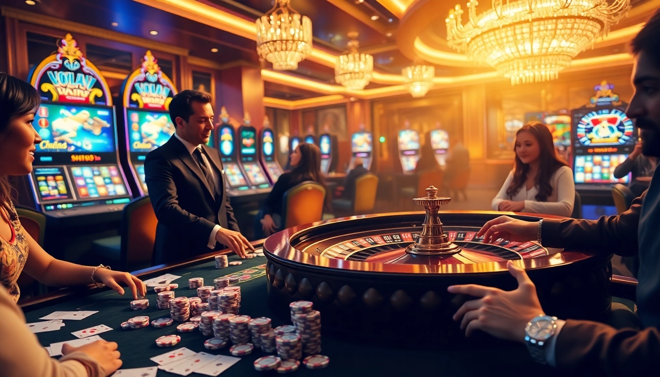 Experience the thrill of casino gaming with chotruyen-inspired poker chips and cards at a luxurious table.