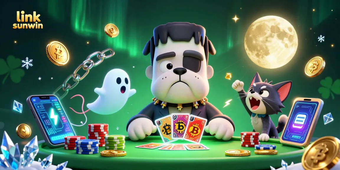 Experience exciting gaming at link sunwin with unique characters and vibrant casino elements.