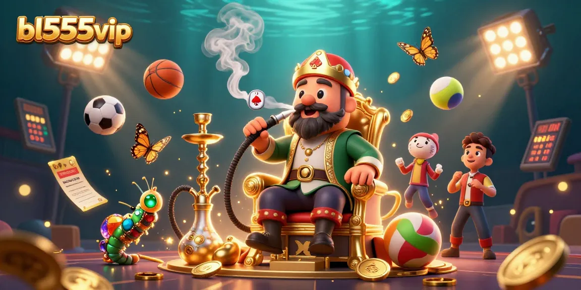 Win with bl555vip in a dynamic casino scene featuring fun characters and action-packed game elements.