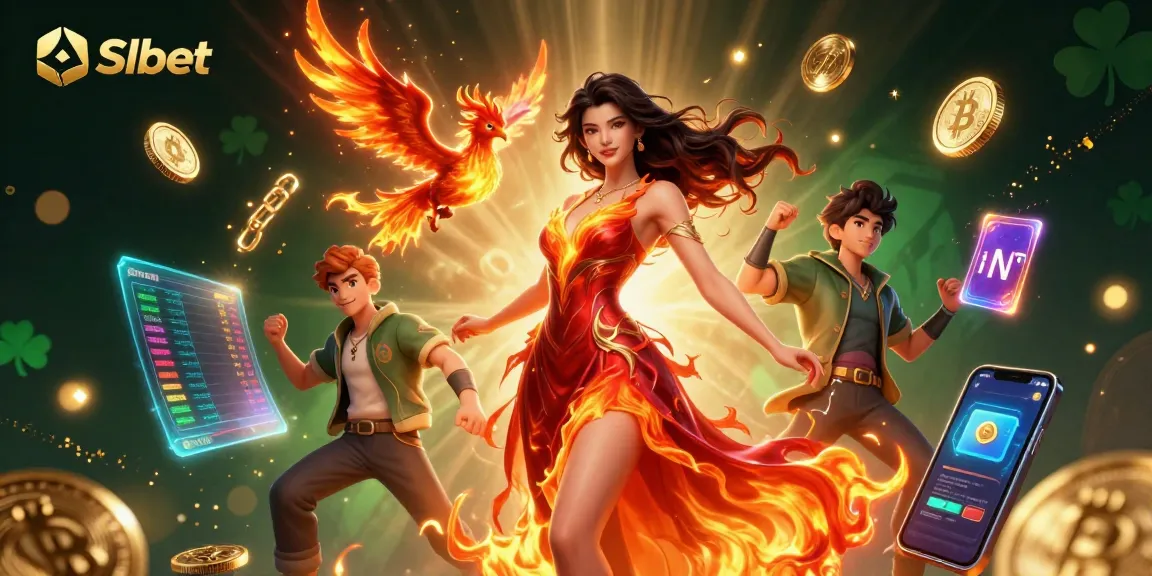 Play with Shbet and enjoy thrilling slots alongside vibrant Bitcoin elements in this captivating casino scene.
