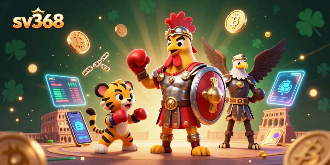 Engage in thrilling betting battles with sv368's rooster gladiator amid blockchain riches.