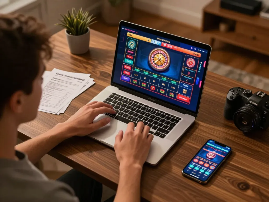 Player engaged in a live dealer game on 79king platform showcasing casino excitement and strategic play.