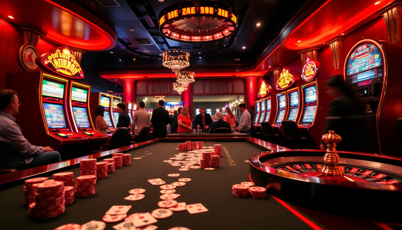 Engaged players enjoying the hb88 casino experience at a luxury gaming table.