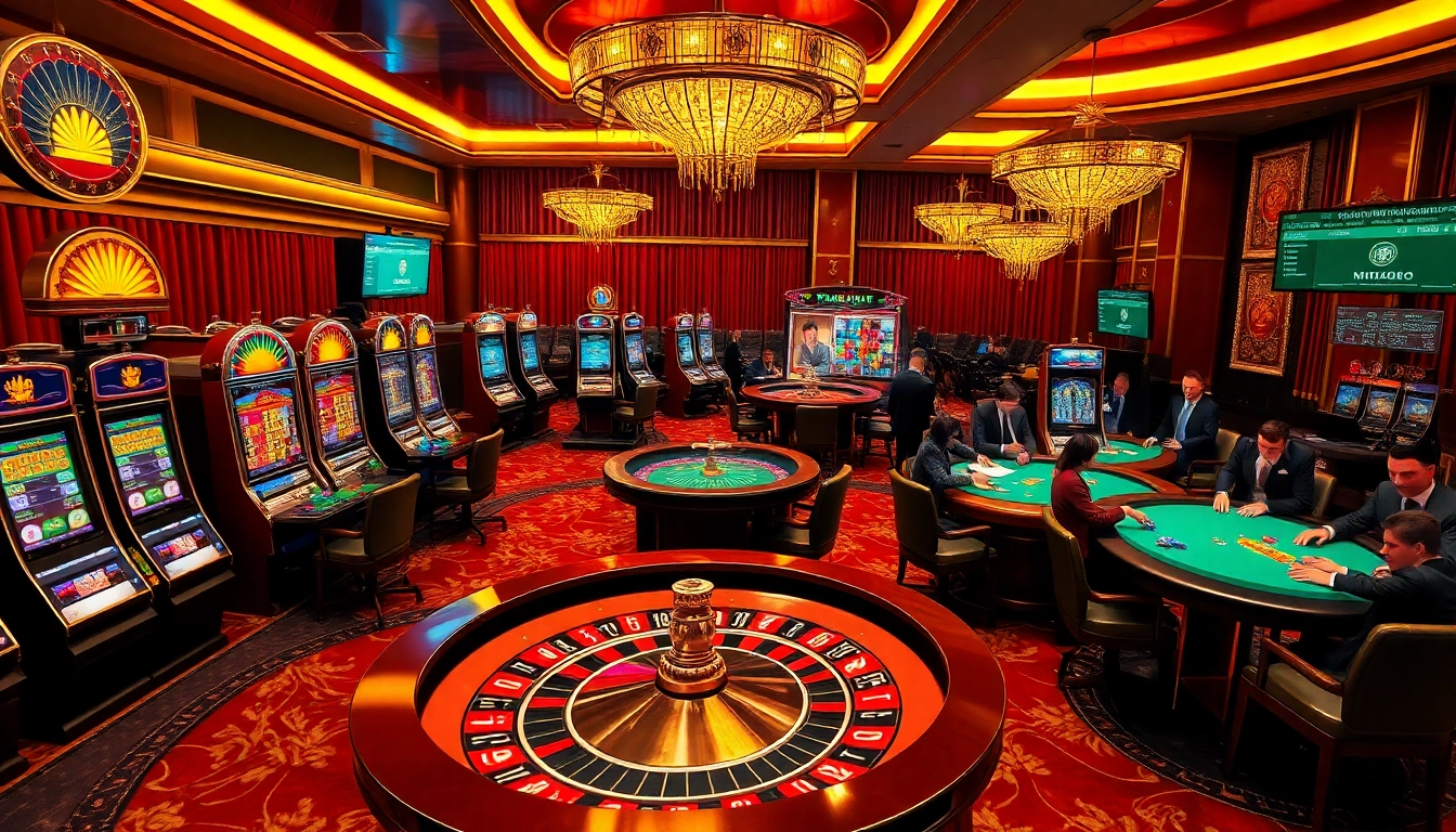 Experience the excitement of MMOO with lively casino tables, diverse games, and an inviting atmosphere.