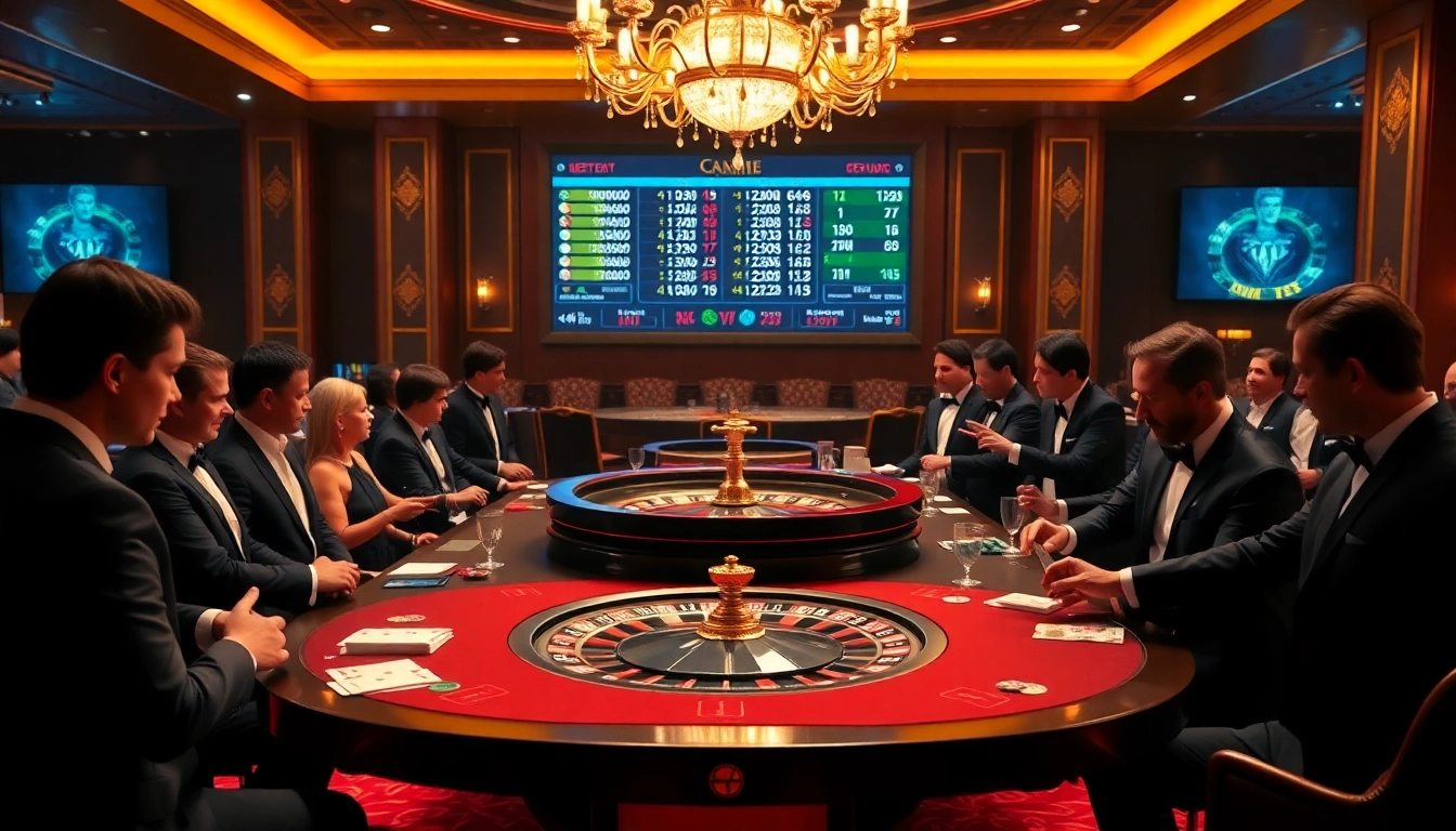 Exciting players at the roulette table at https://www.eejl33.com/ showcasing vibrant colors and lively anticipation.
