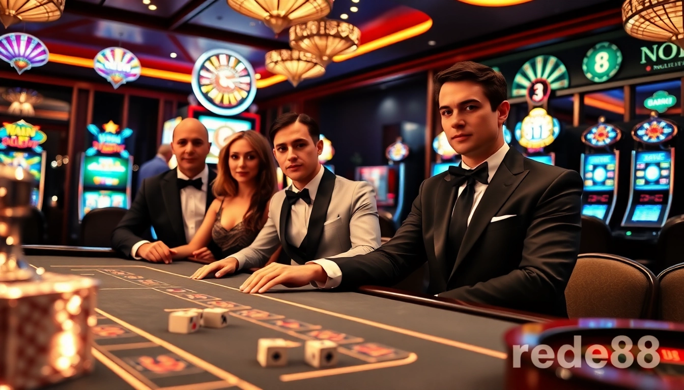 Experience thrilling baccarat gameplay at red88 casino with luxurious tables and exciting atmosphere.