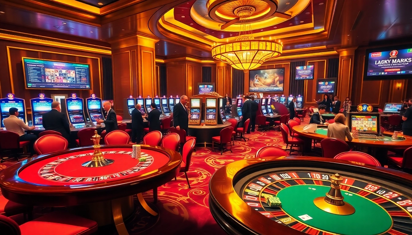 Place your bets at https://2haywin.art/ featuring a glamorous casino with exciting poker tables and roulette wheels.