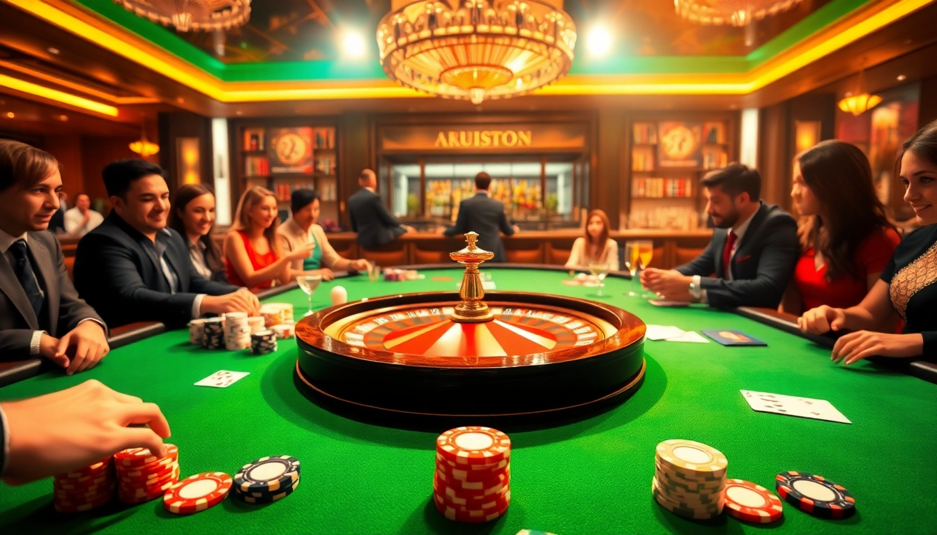 Experience an exciting SV88 online casino atmosphere with dynamic poker and roulette action.