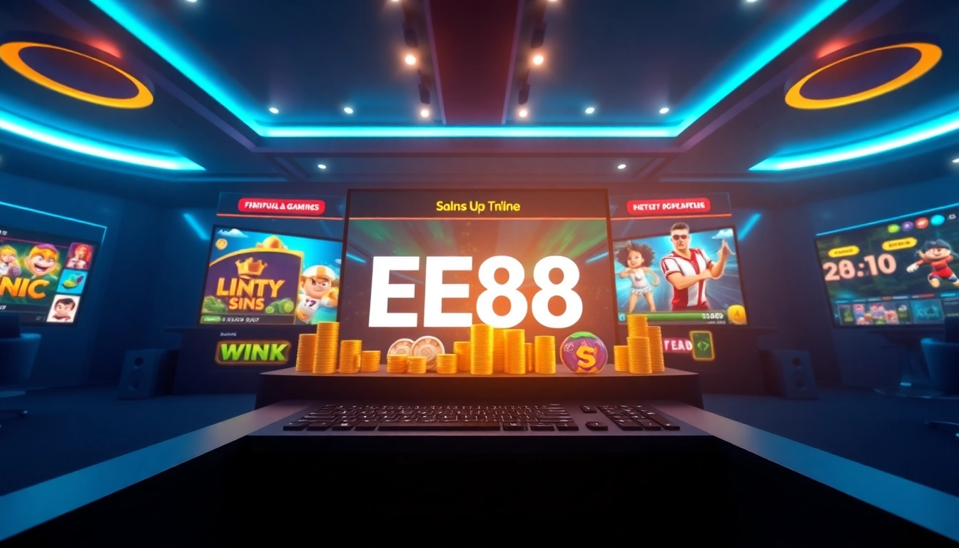 EE88 online gambling platform showcasing 3D games and user-friendly interface.