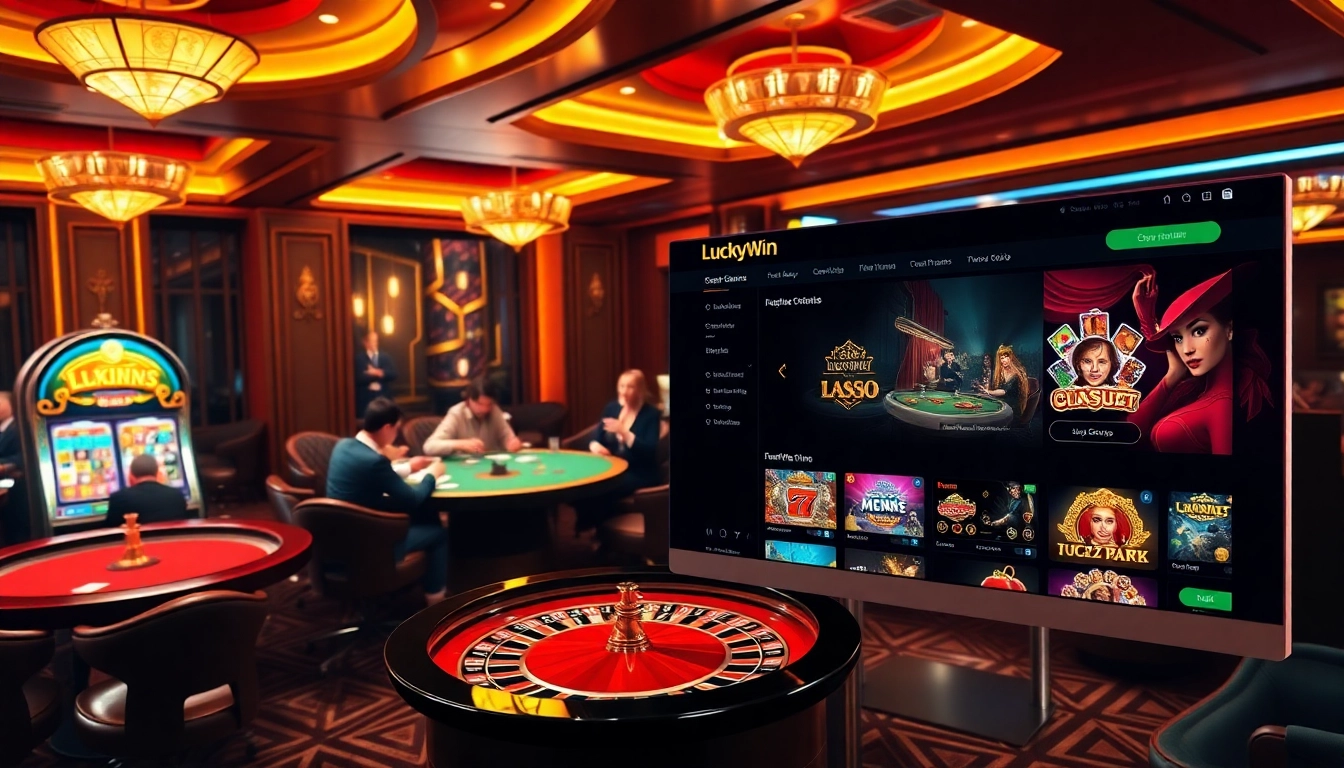 Experience the thrill of LuckyWin with vibrant casino games and exciting betting options.