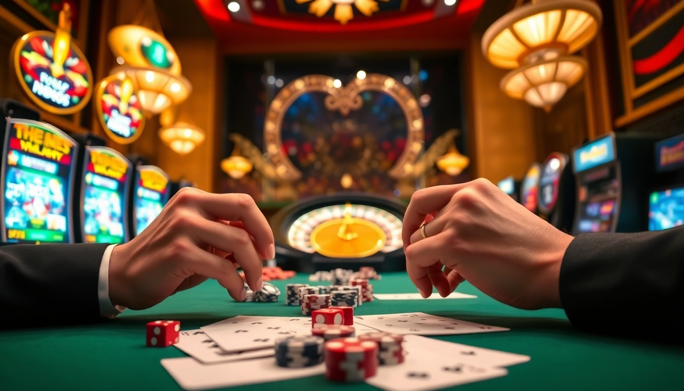 Experience exciting gambling at mint88 with vibrant casino tables and dynamic gameplay