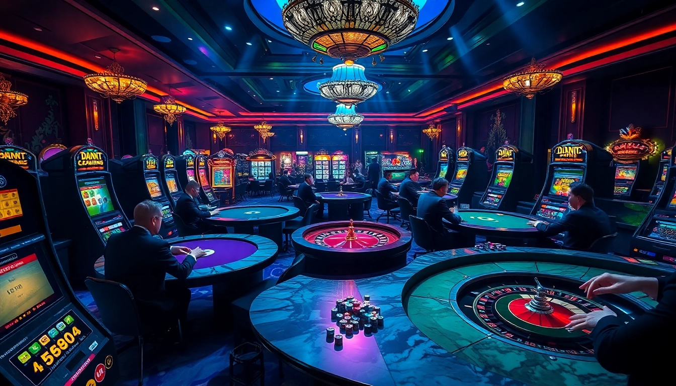 Players winning at a luxurious casino scene reflecting the hidden wiki dark web with cryptographic motifs.
