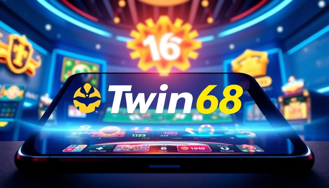 Engaging interface of Twin68, showcasing diverse online gaming options for sports and casino enthusiasts.