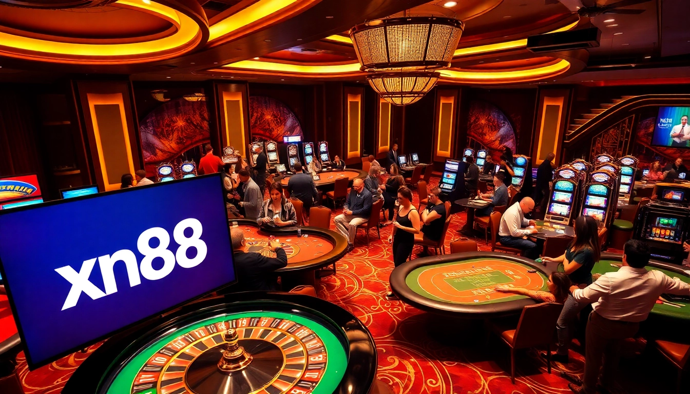 Experience the thrill of gaming at xn88 casino with vibrant tables and exciting action.