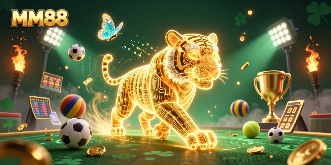 Experience thrilling MM88 action with dynamic sports elements in an immersive casino landscape